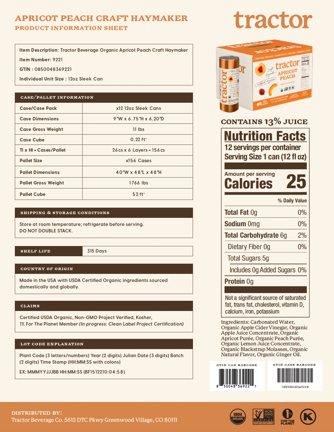 Product Spec Sheets