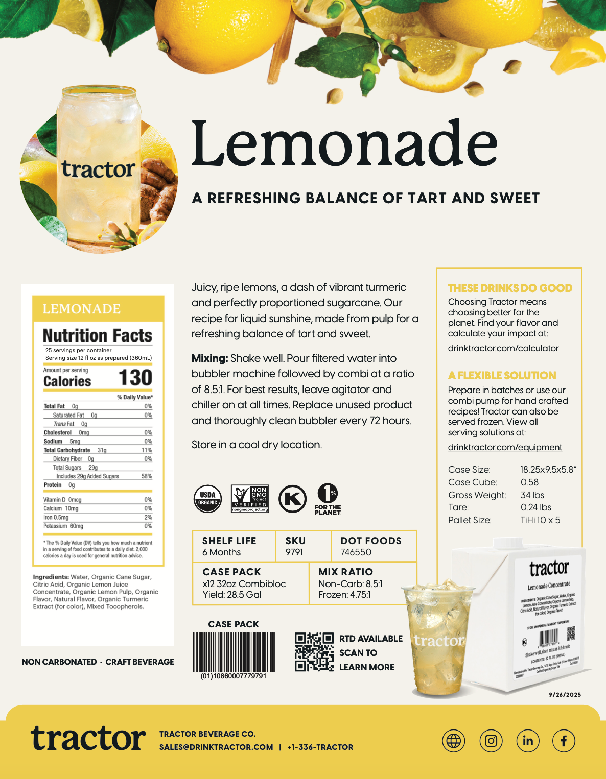 Product Spec Sheets