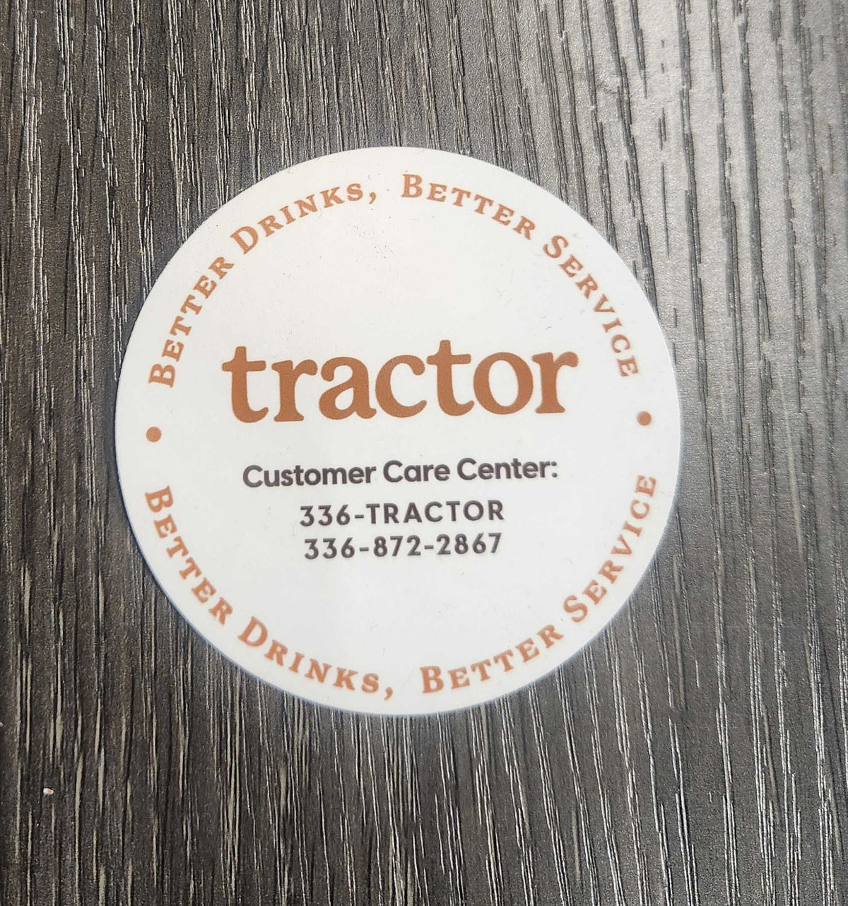Tractor Service Decal