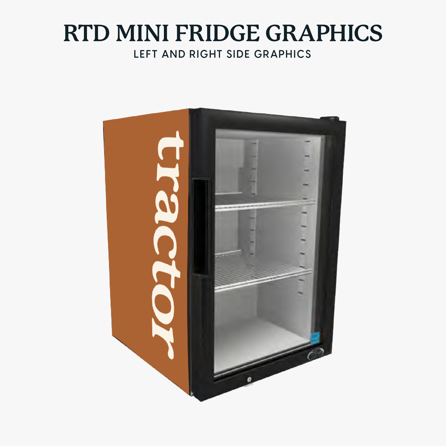 Mini Fridge Vinyl Wrap