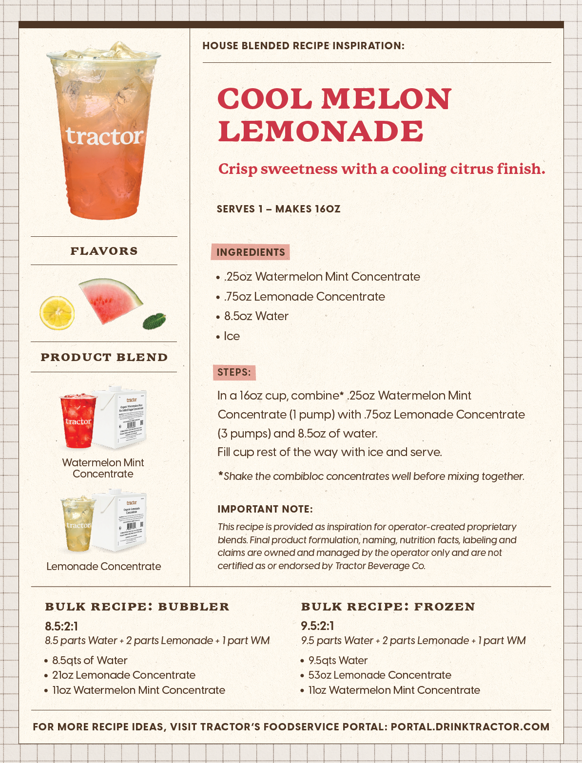 Blends Recipe Cards
