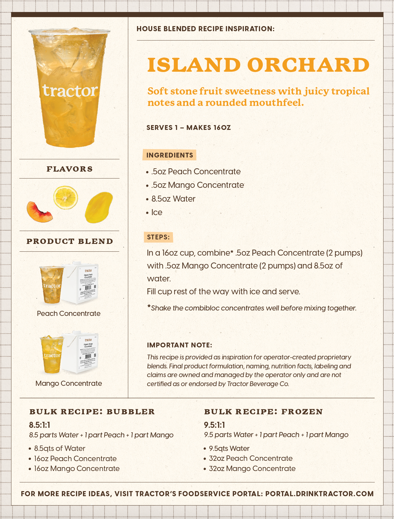 Blends Recipe Cards